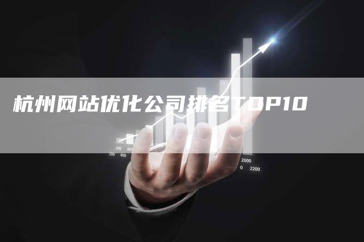 杭州网站优化公司排名TOP10