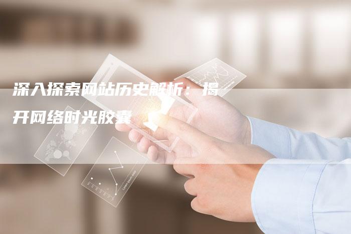深入探索网站历史解析：揭开网络时光胶囊
