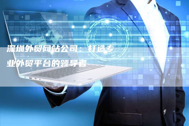 深圳外贸网站公司：打造专业外贸平台的领导者