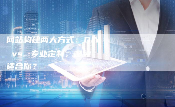 网站构建两大方式：DIY vs. 专业定制，哪种适合你？