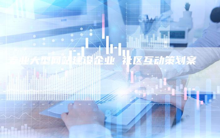 专业大型网站建设企业 社区互动策划案