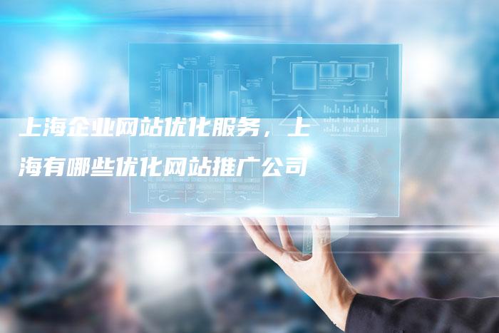 上海企业网站优化服务，上海有哪些优化网站推广公司